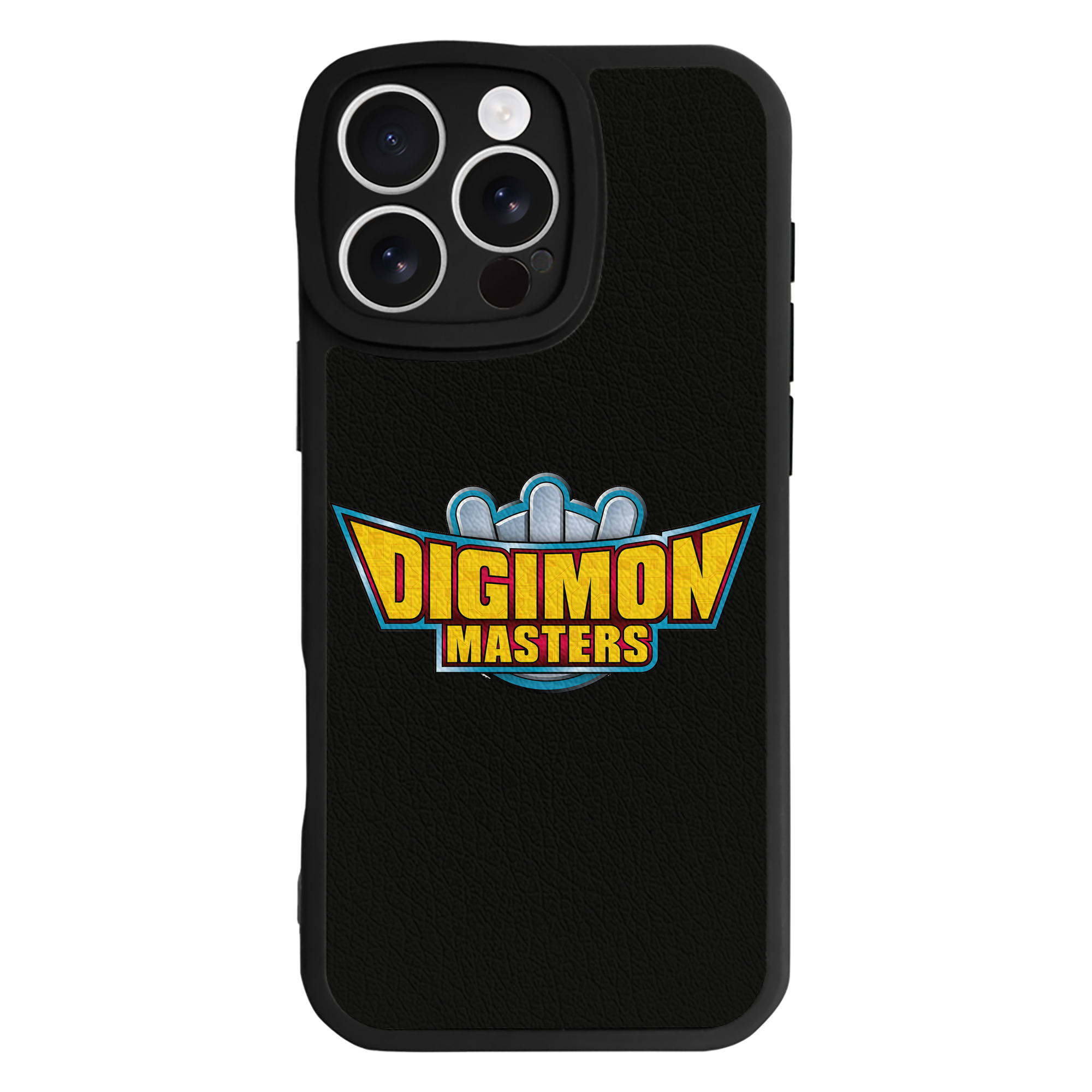 （画像用） Digimon デジタルモンスター/デジモン 【iPhone 16シリーズ対応】シリコンスマホケース（レザー調） 材質：シリコン